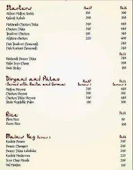 Mughlaistan menu 1