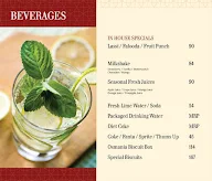 Paradise menu 1