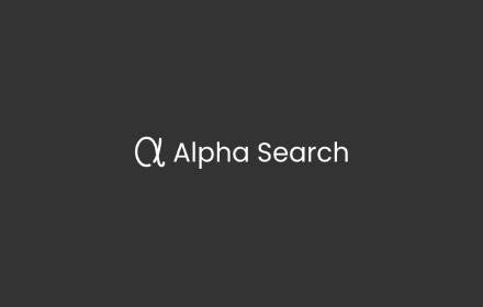 Alpha Search small promo image