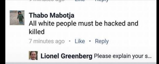 EFF ward candidate's controversial Facebook status