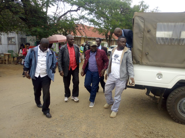 Nandi Senator Samson Cherargei at Central police station in Eldoret on Tuesday, August 20, 2019.