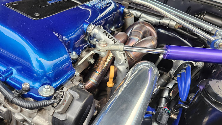 180SXのベルヌーイエキマニ・オイルクーラー・SR20・RPS13・試運転に関するカスタム事例の投稿画像2枚目
