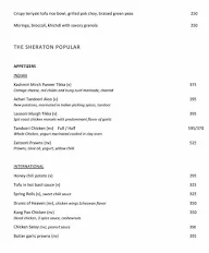 Feast - Sheraton Grand menu 4