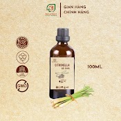 Tinh Dầu Sả Java Nguyên Chất Thơm Phòng, Khử Mùi, Kháng Khuẩn, Đuổi Muỗi Bình Lam Natural 100Ml