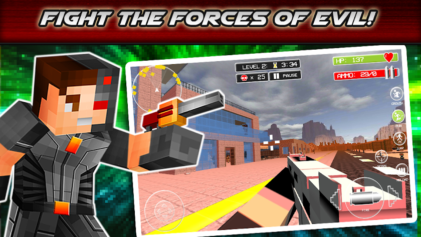 Mutant Block Ninja Hunter Screen 2