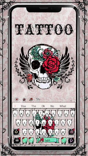 Tattoo Skull Keyboard