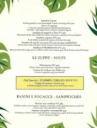 Caffe Tonino menu 1