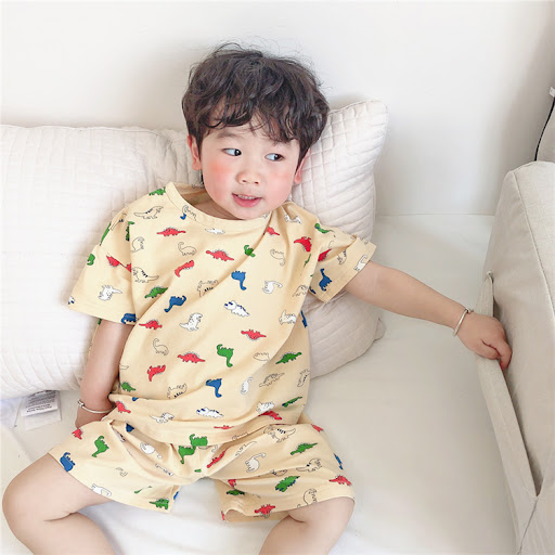 Title 8, Summer Thin Boys And Girls Half-Sleeved Home Se...
