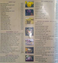 Udupi Vaibhav menu 1