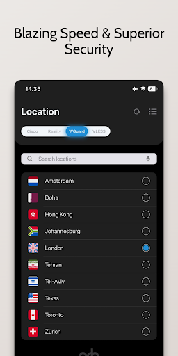 Screenshot OrbVPN