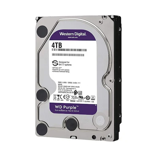 Ổ cứng HDD WD Purple 4TB 3.5" SATA 3 64MB Cache 5400RPM (WD42PURZ)