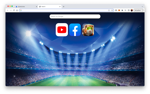 Juegos de Futbol - Wallpaper and New Tab