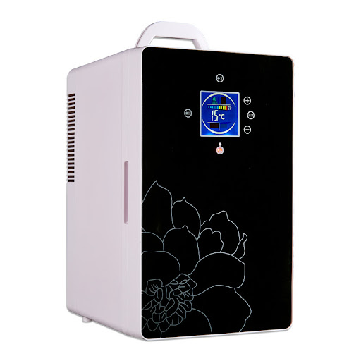 Title 8, 16L dual-core car refrigerator mini cold storag...
