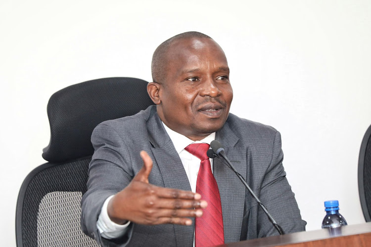 Interior Cabinet Secretary Kithure Kindiki Appearing before Committee on Administration and National Security on October 12, 2023.