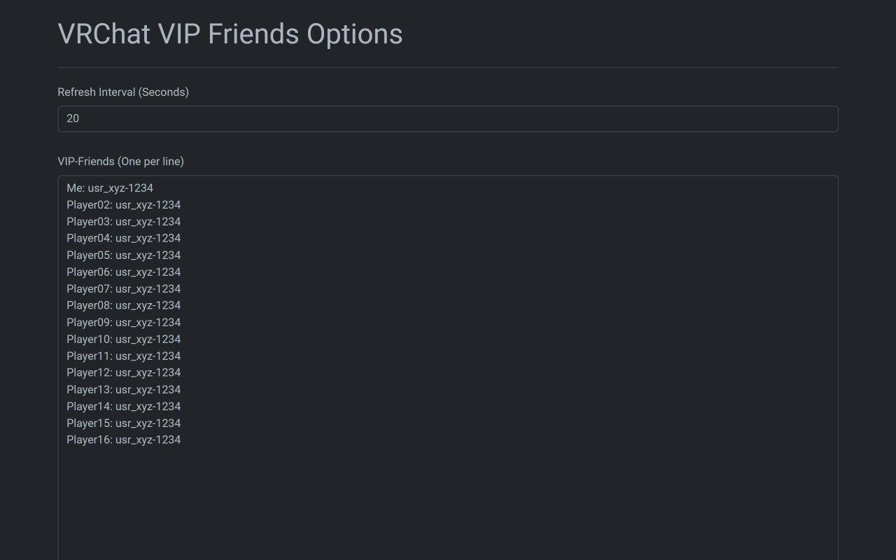 VRChat VIP Friends - QOL Tweak for VRChat Web Preview image 2