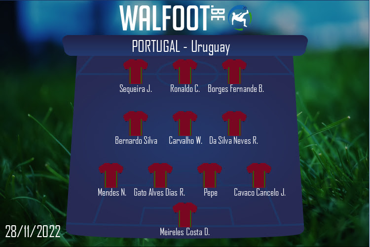 Composition Portugal | Portugal - Uruguay (28/11/2022)