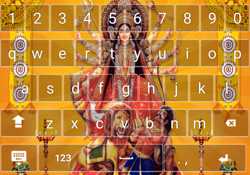 Keyboard Theme Hindu Gods BG