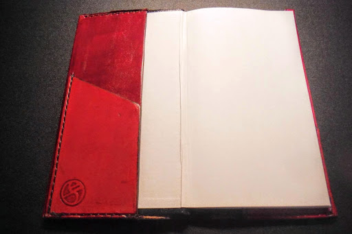 野帳カバー表紙裏