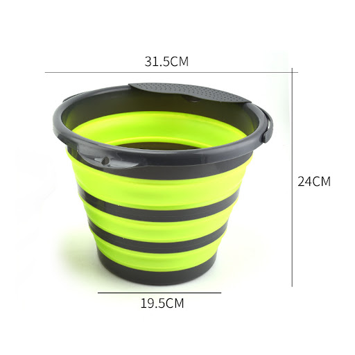 Title 1, Folding multifunctional silicone bucket perfect...