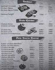 Sindhi's Chicken menu 1