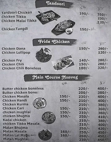Sindhi's Chicken menu 