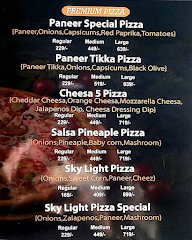 Sky Light Pizza And Cafe menu 2