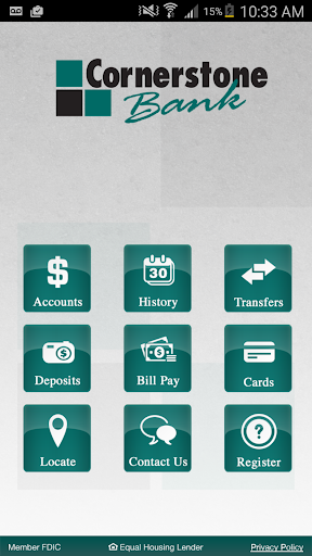 Cornerstone Bank Mobile App