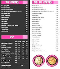 The Momo Factory menu 2