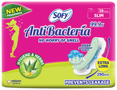 Sofy Anti Bacteria Xl Sanitary Pad - 30 pcs