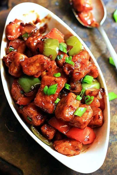 Chilli Paneer Dry