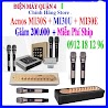 Vang Số Chỉnh Cơ Acnos Mi30U / Acnos Mi30S / Acnos Mi30E / Acnos Mi30 - Kèm 2 Micro Uhf - Túi Balo Mua Kèm Giá Rẻ