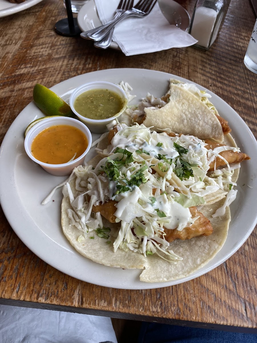 GF fish tacos