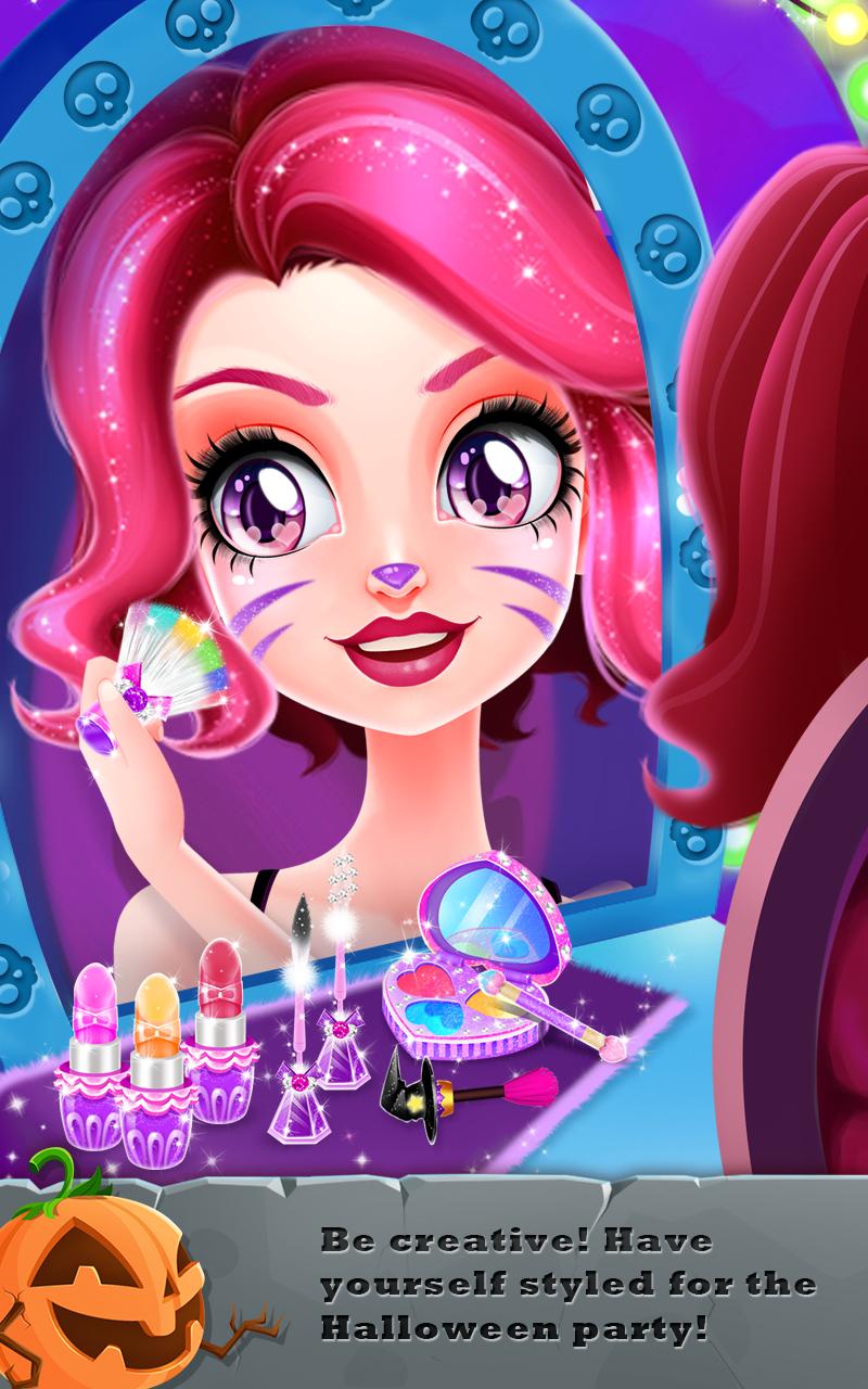 Emmas Halloween Makeup Party Screen 2