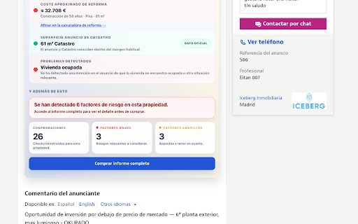 Hogarfax para Idealista — Informe de vivienda gratis screenshot 4
