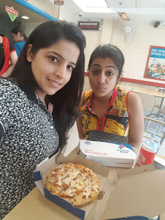 Parul Grover at Domino's Pizza, Jharsa,  photos