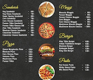 Shakes Club menu 1