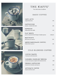 The Kaffe menu 2