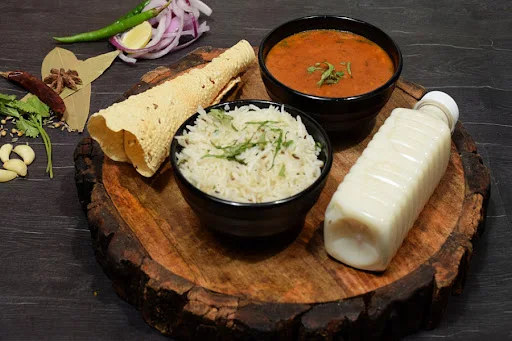 Jeera Rice With Dal Fry