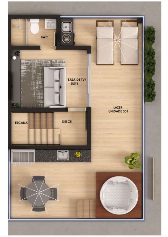 Apartamentos para alugar Jardim Oceania