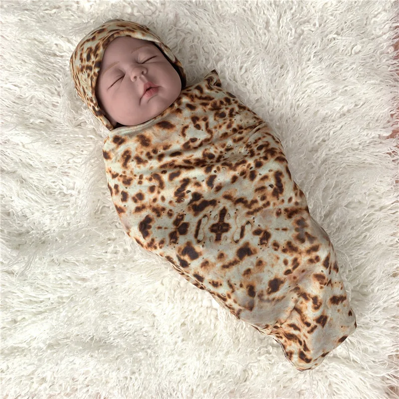 Ćebence za povijanje bebe i kapica, set od 2 komada. Mekano i udobno, idealno za uvijanje novorođenčeta i obezbeđivanje mirnog sna i toplote.