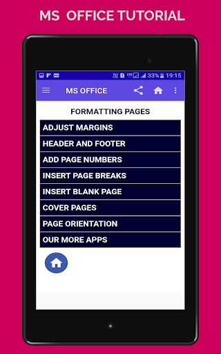 MS OFFICE WORD EXCEL POWERPOINT TUTORIAL OFFLINE