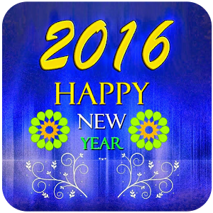 2016 New Year Greeting card  Icon