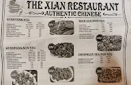 Xian Restraunt menu 2