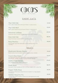 Coco's Bar & Kitchen menu 8