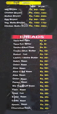 Shikam Food Mughlai Meals menu 5