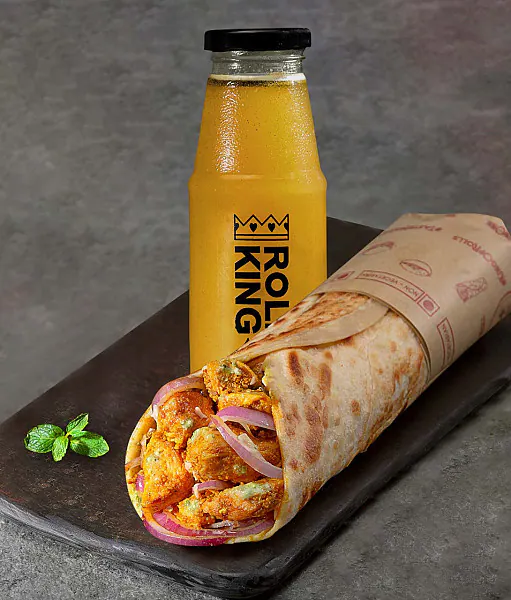 Butter Chicken Roll + Masala Shikanji