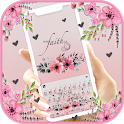 Faith Blossom Keyboard Backgro