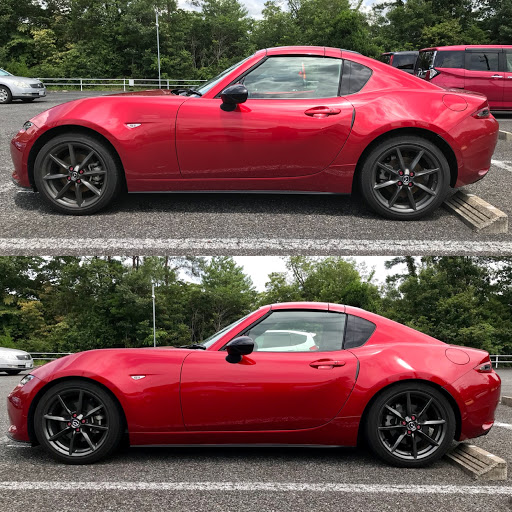 ロードスターrf のドライブ 車高調整に関するカスタム メンテナンスの投稿画像 車のカスタム情報はcartune