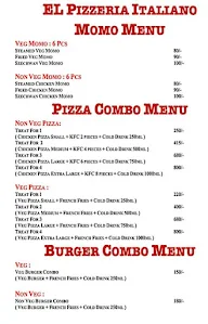 El Pizzeria Italiano menu 2