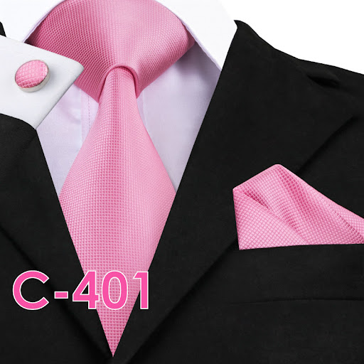 Title 12, Solid Silk Mens Ties Neck Tie Set, includes a t...